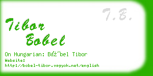 tibor bobel business card